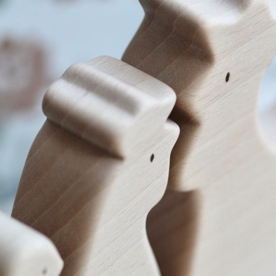 Miniature : Puzzle famille de 3 poules - bois massif