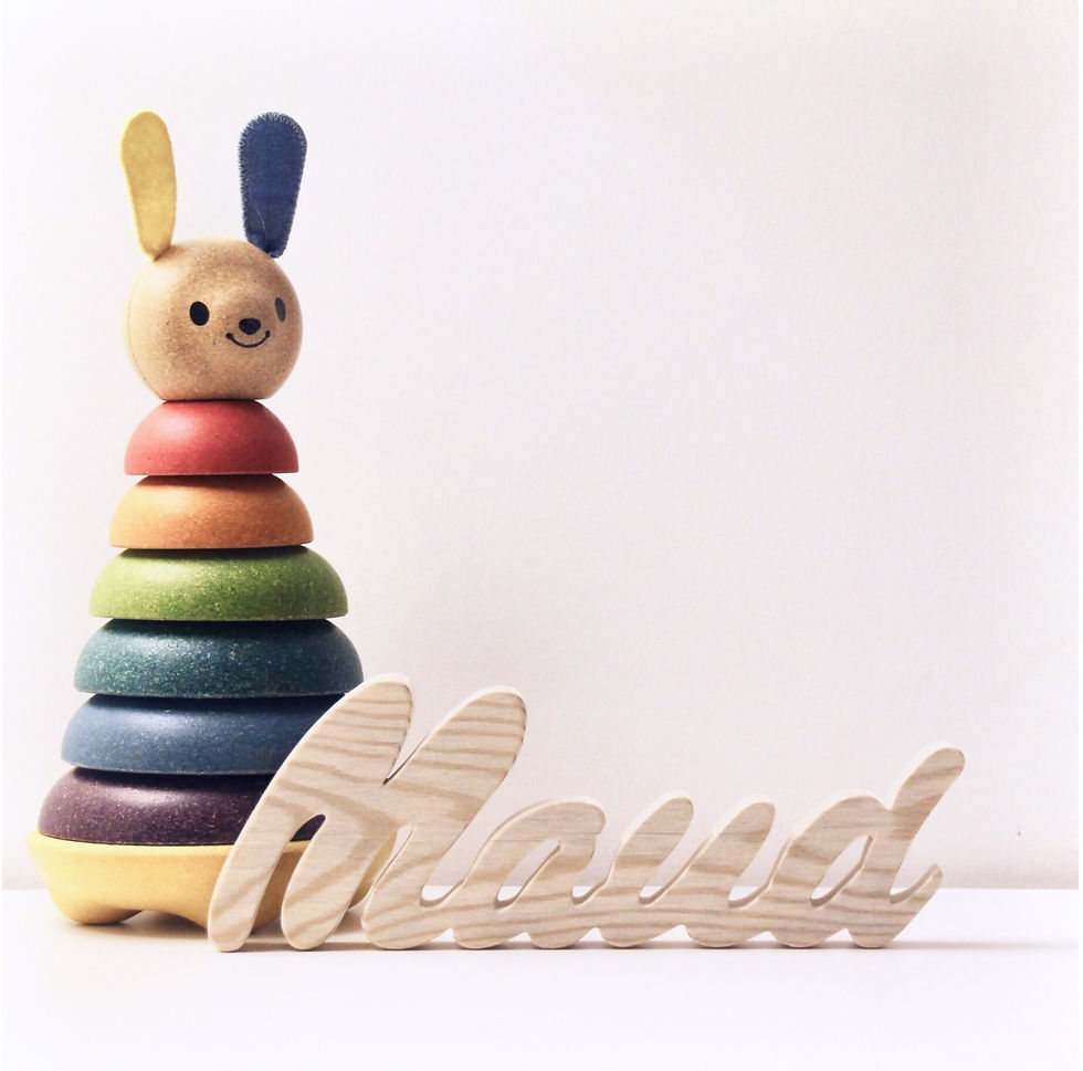 Miniature : Prénom en bois Maud, bois massif brut