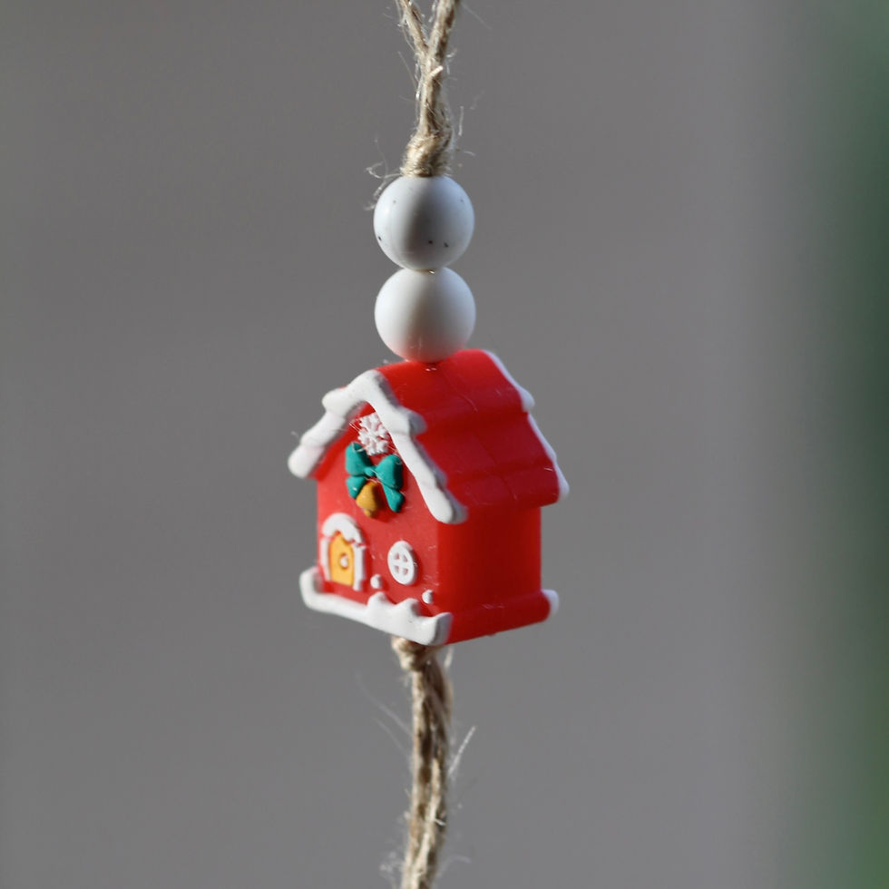 Miniature : Trio suspensions de Noël - maisons pain d'épices