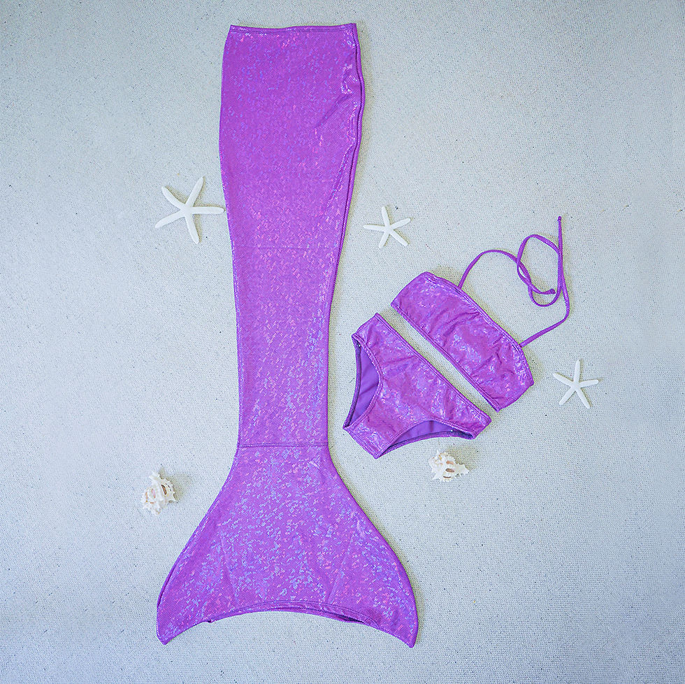Thumbnail: Mermaid Glitter Bikini & Tail Set