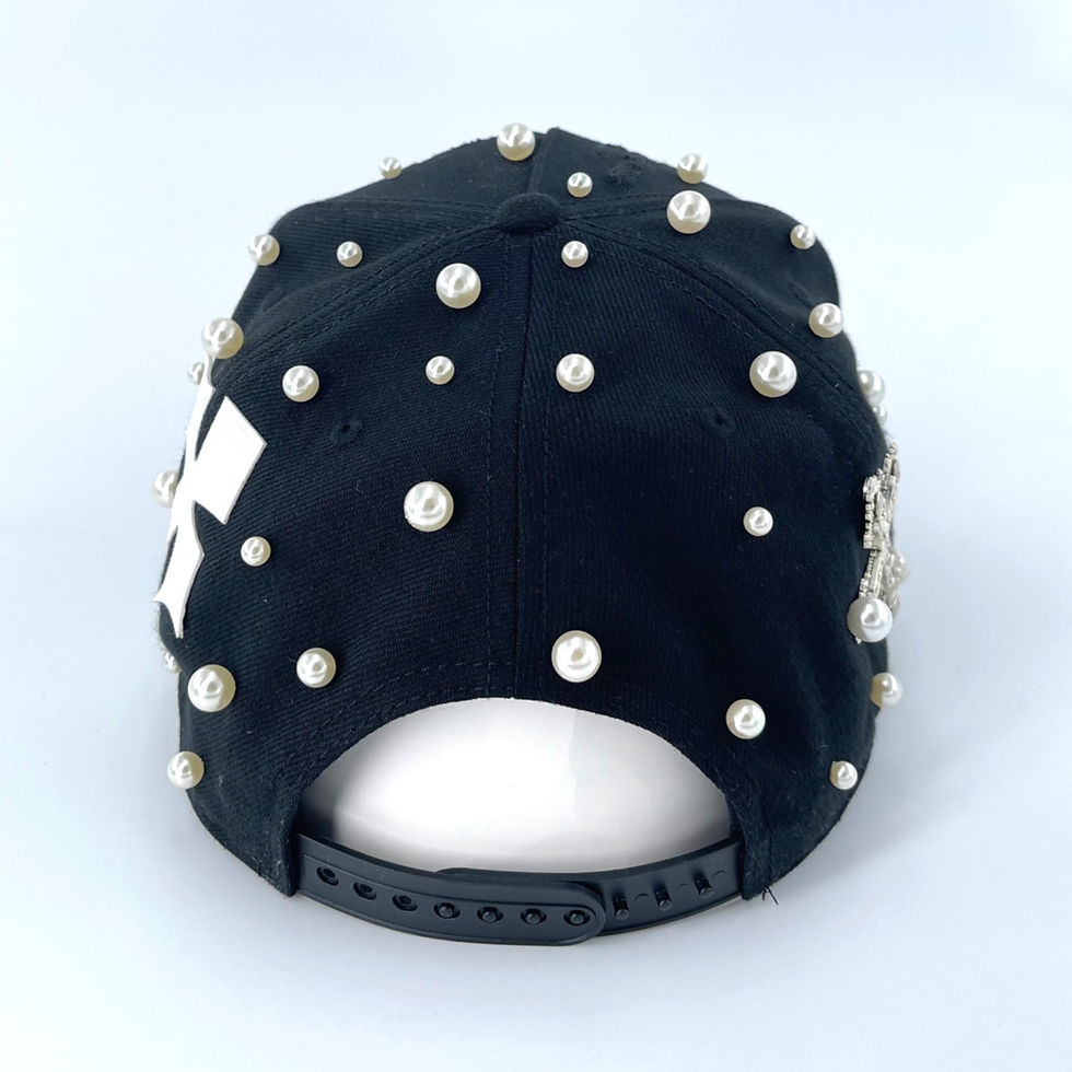 Thumbnail: SANVI costumized Flat Cap Pearls