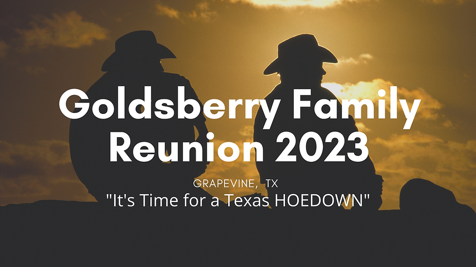 Goldsberry Family Reunion, 2023