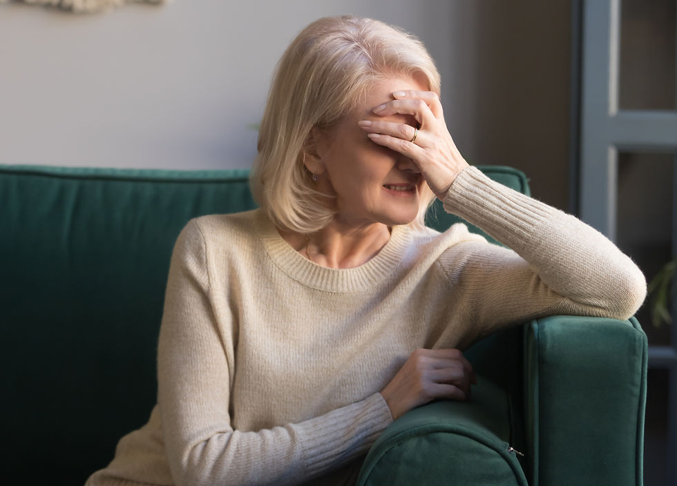 woman grieving