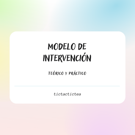 MODELO DE INTERVENCIÓN