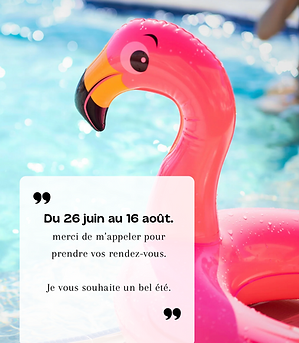 Rendez-vous pendant l'été par téléphone