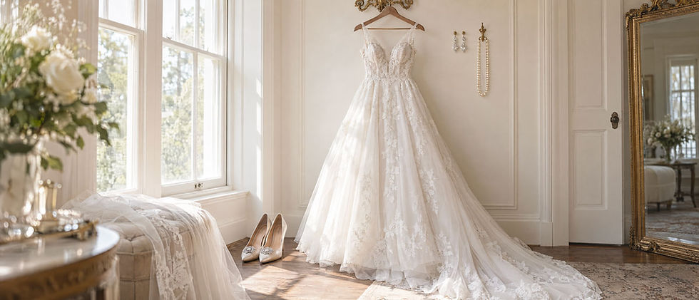 Robe mariée blanche élégante cintre fenêtre lumière naturelle mariage Lyon détail dentelle