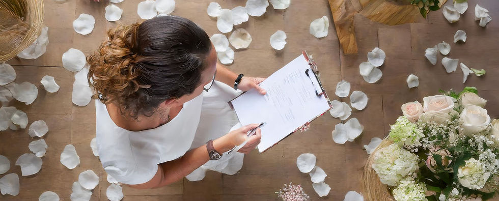 Une bonne preparation pour un mariage réussi.