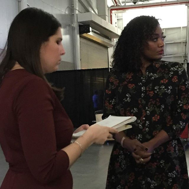 Behind the scenes with Patina Miller #bwaycon #bwaycon2017 #UpWithTheCurtain