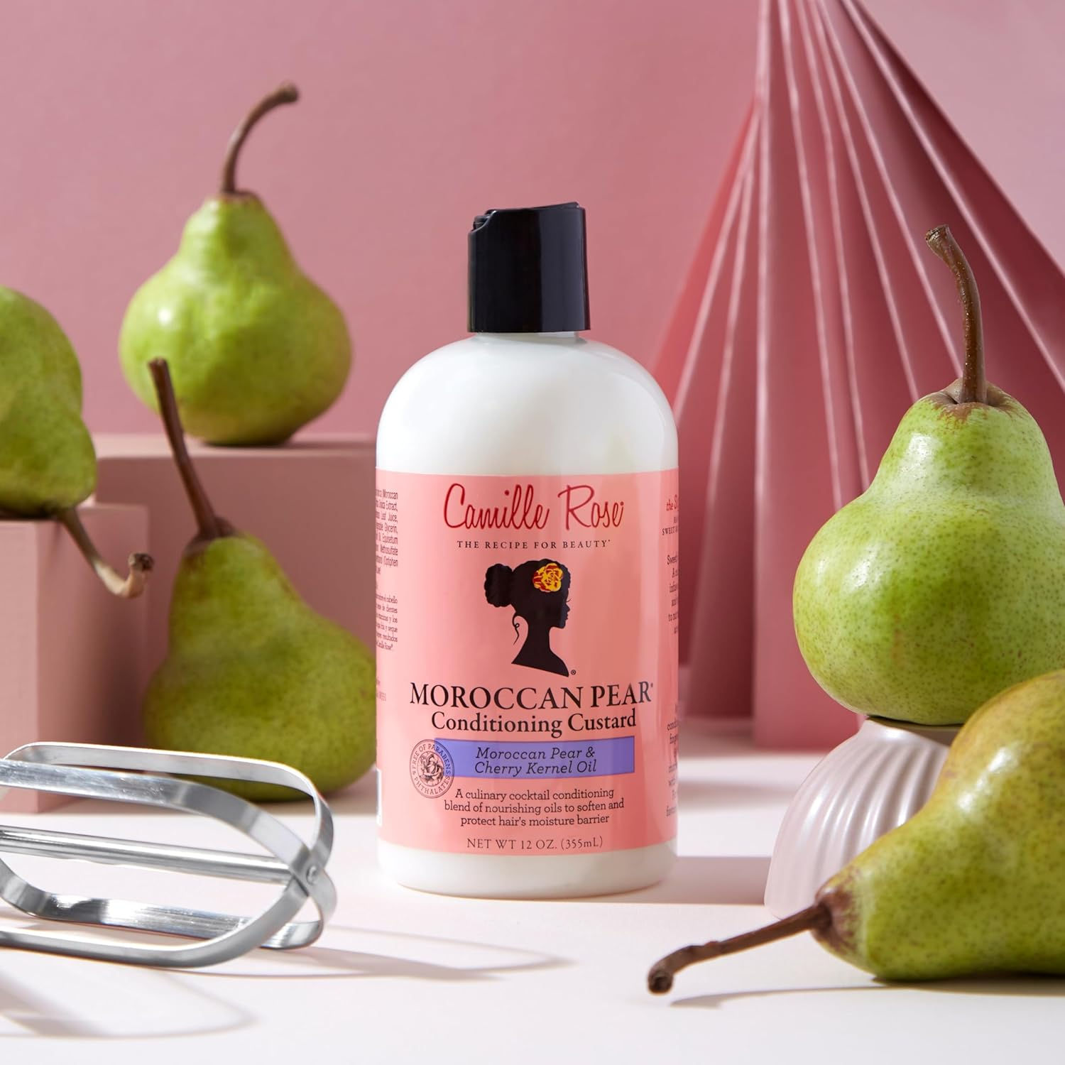 Camille Rose Naturals MOROCCAN PEAR CONDITIONING CUSTARD 12 oz./ 355ml