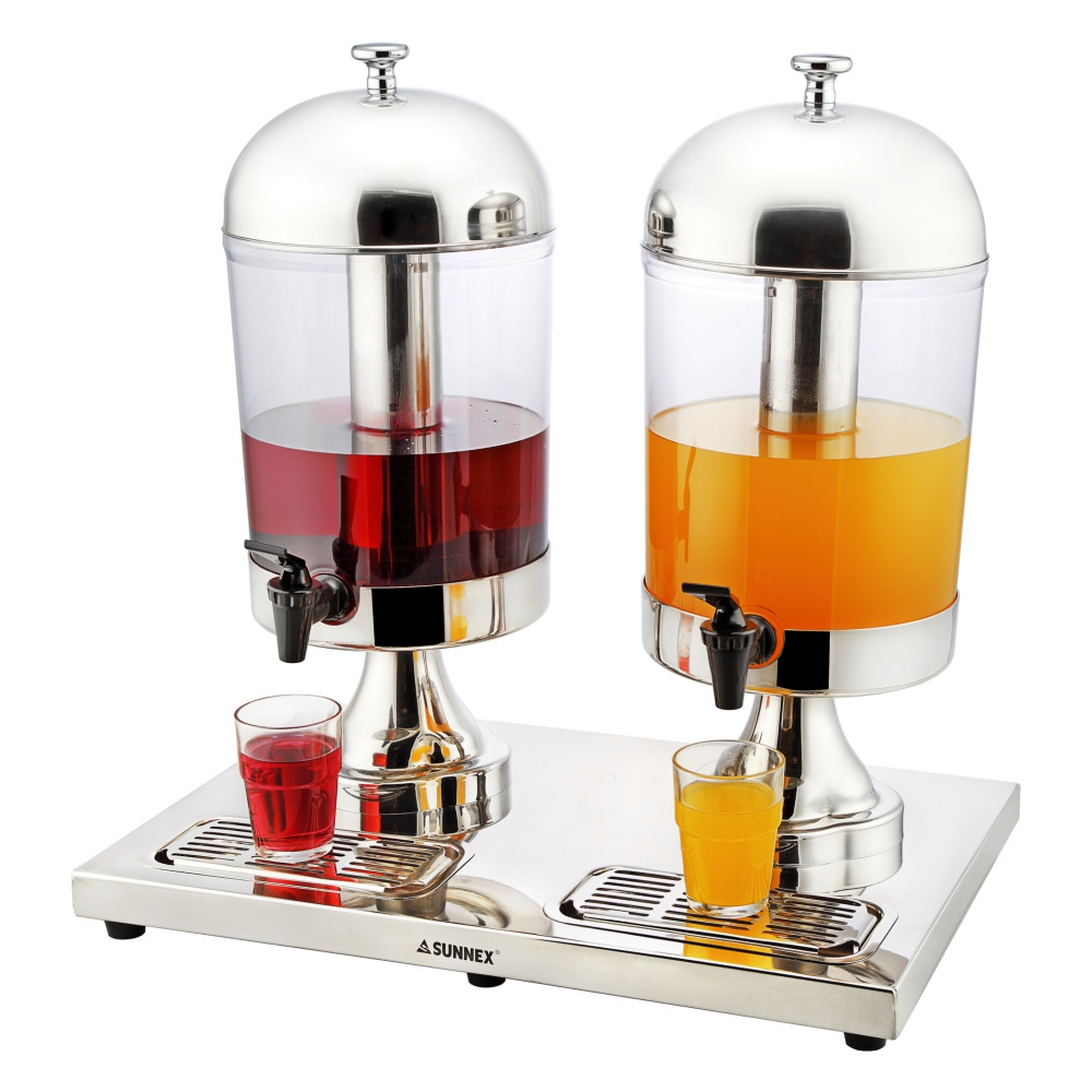 Dispensador de Sumos Inox 8Lt. Duplo