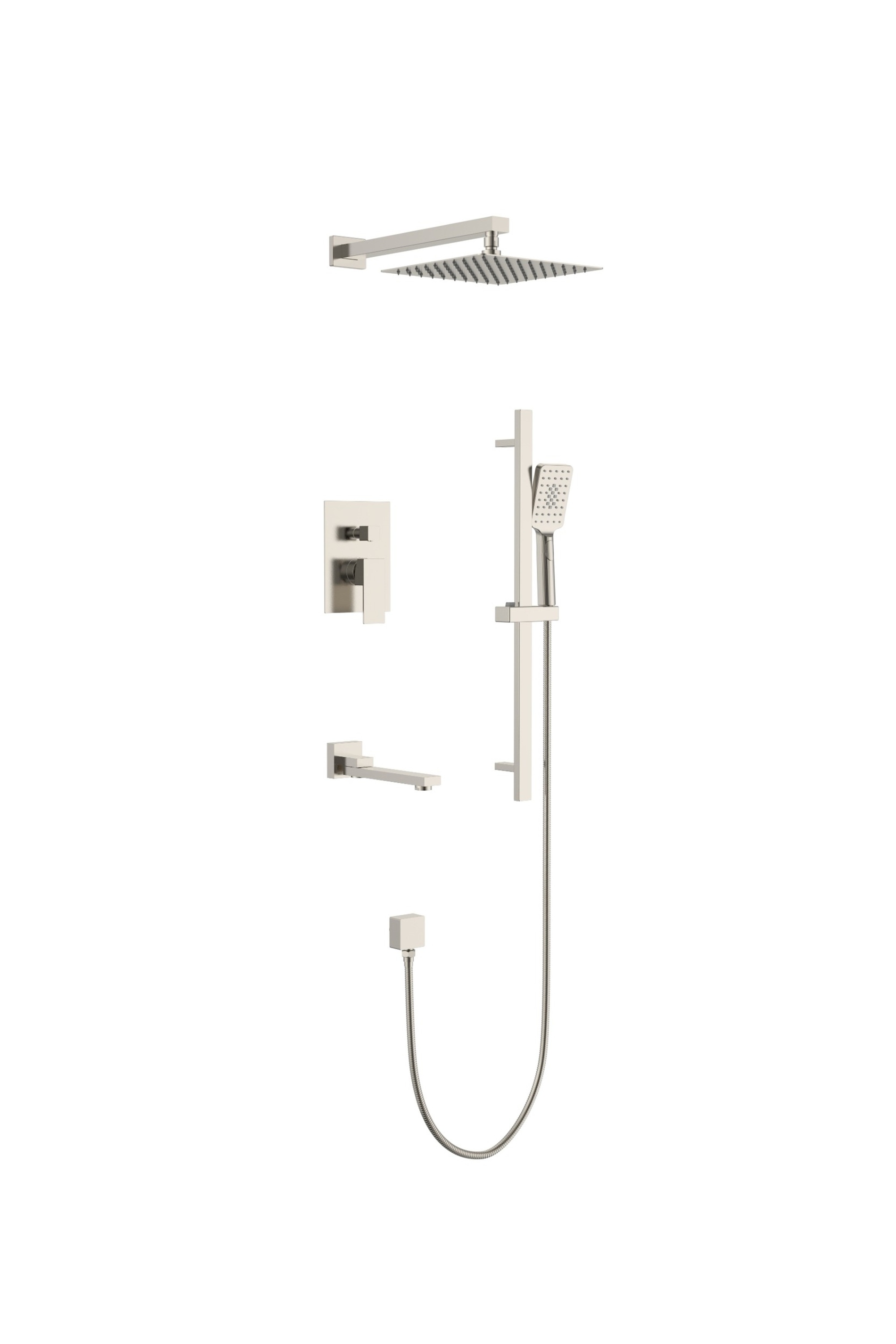 Matte Black Rain Shower