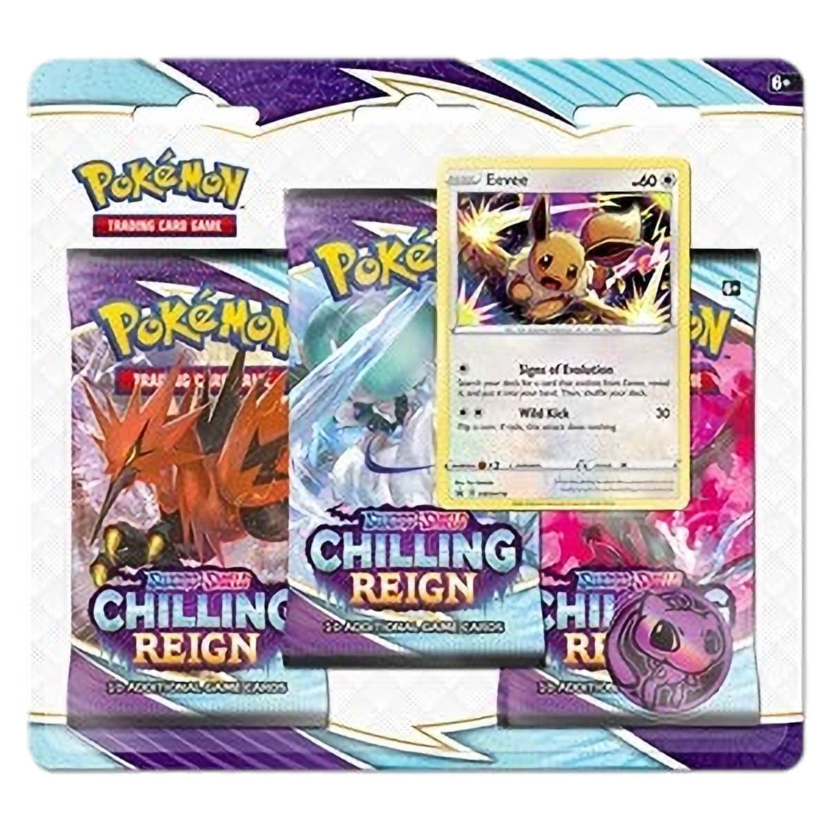 Pokémon Chilling Reign: Eevee 3-Pack Blister