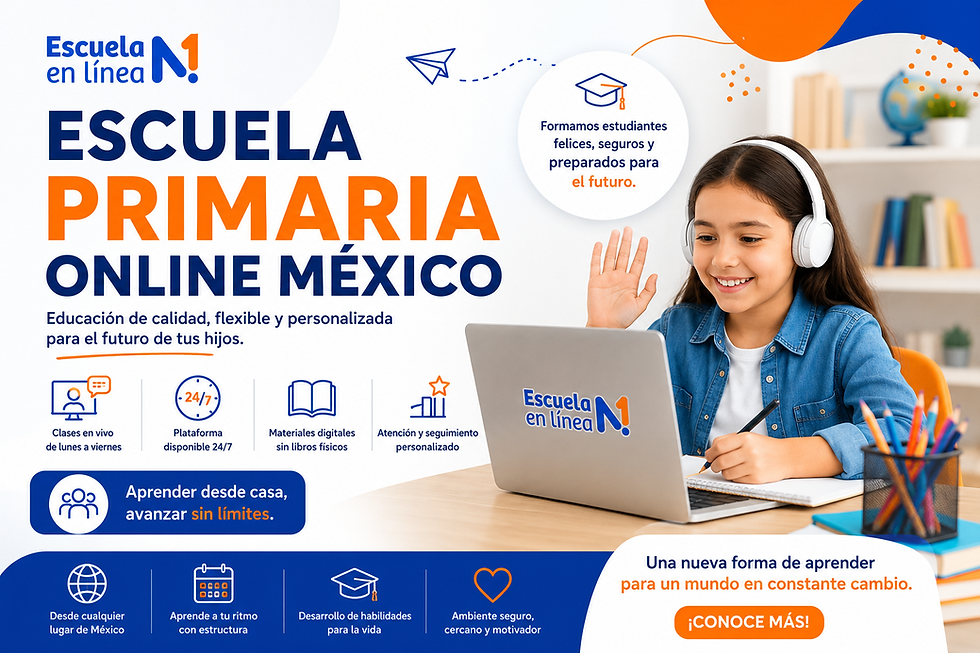 Escuela primaria online México: educación flexible, innovadora y de calidad