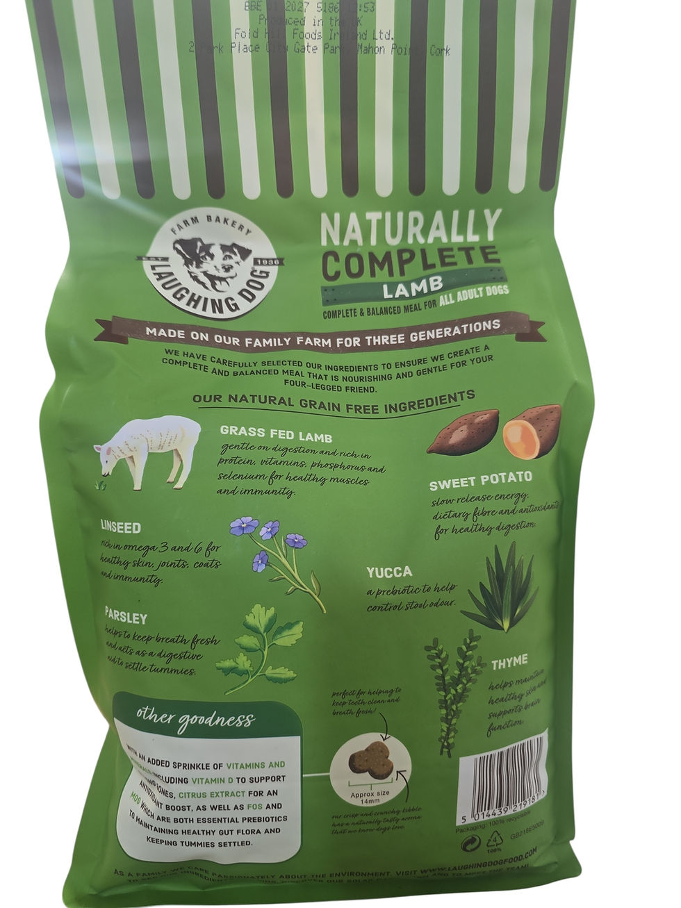Thumbnail: Laughing dog 2 kg kibble complete ( no nasty  fillers ) made in England 