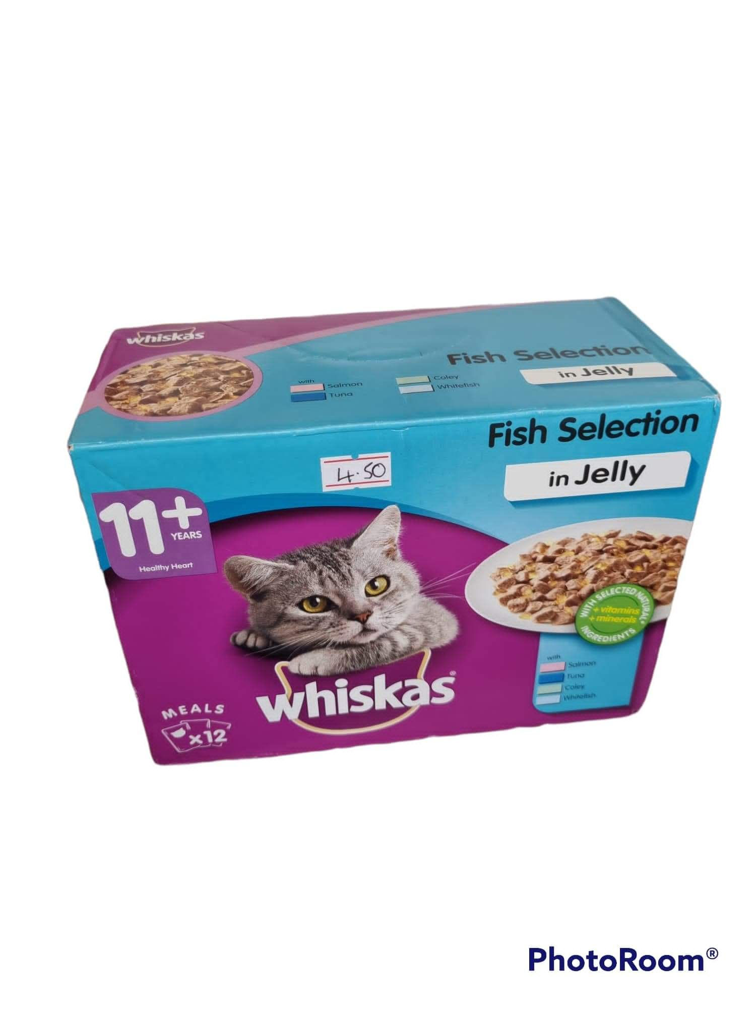 Whiskas 12 pk 11 + fish selection 
