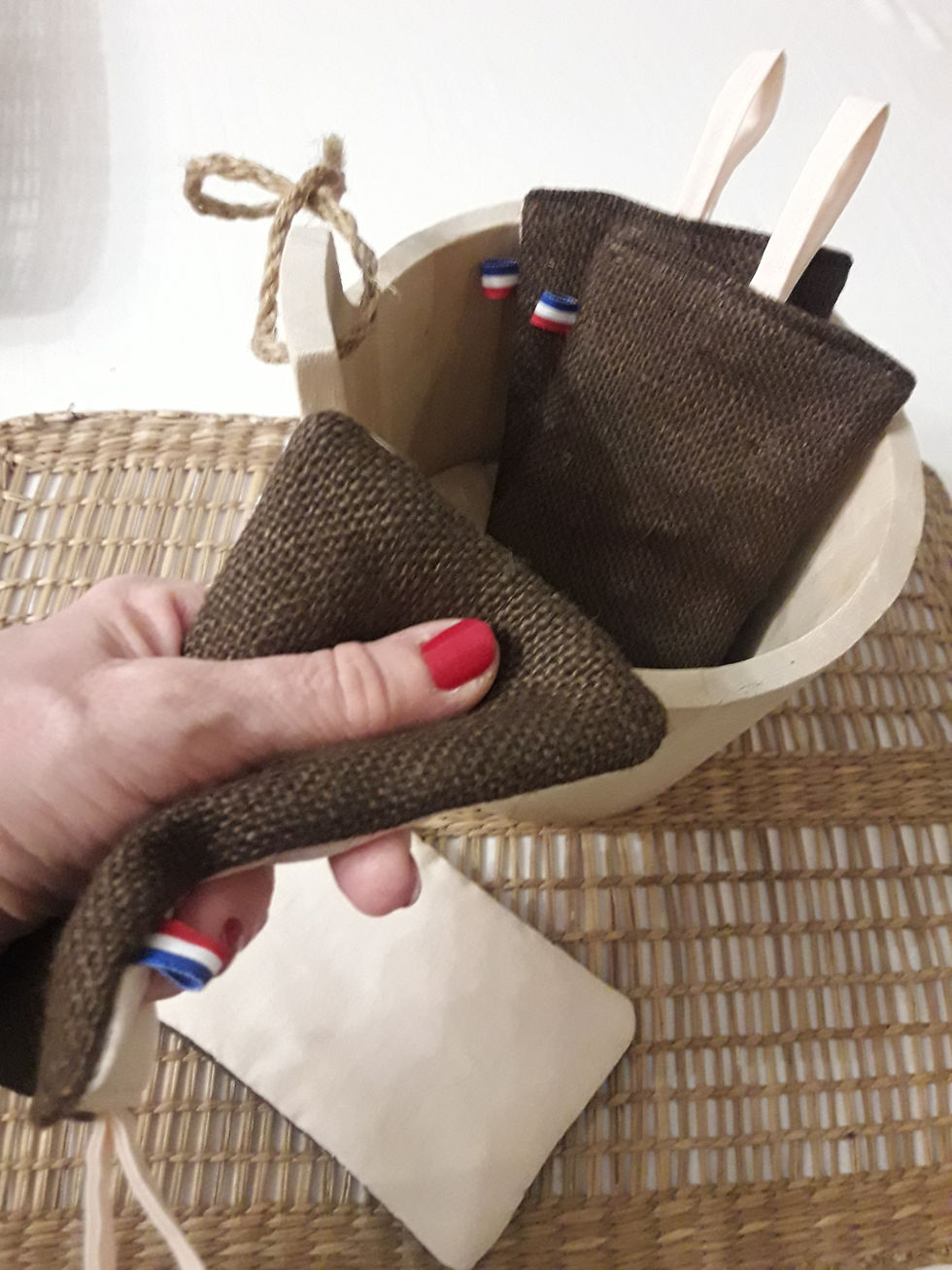 Miniature : 3 éponges textiles