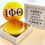 Thumbnail: Iota Phi Theta round resin coasters brown gold with Greek letters - Divine Legacy fraternity circular drinkware set