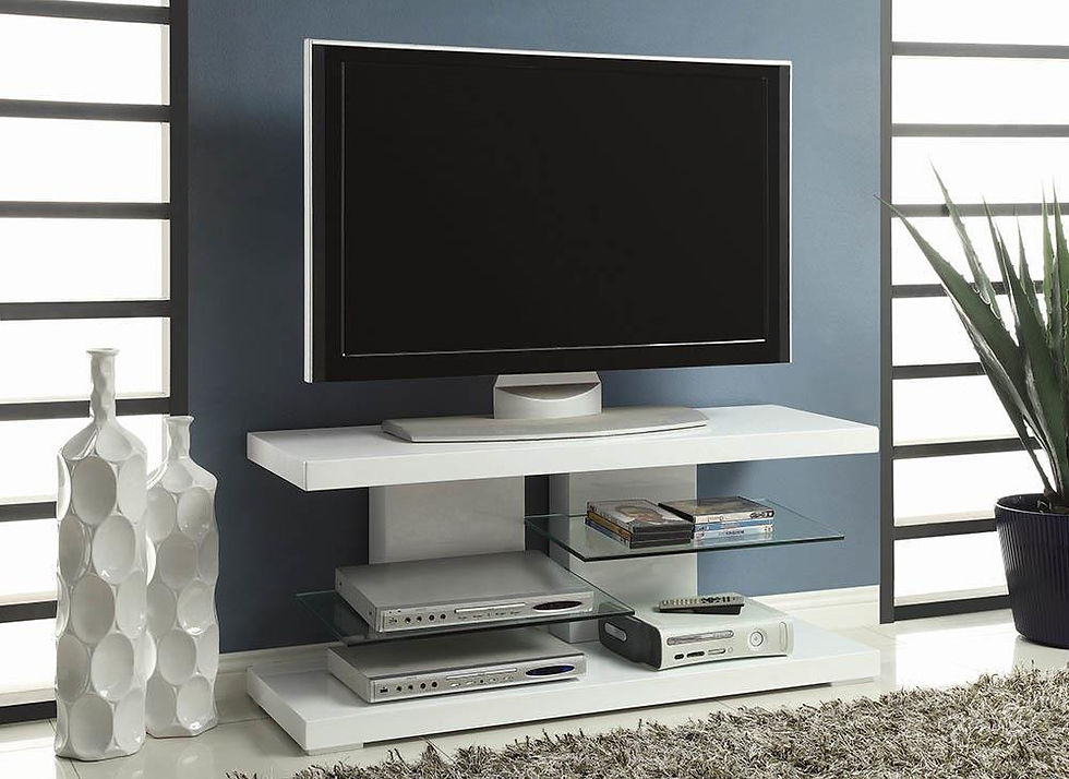 Glossy White TV Stand