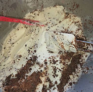 Fabrication de glace artisanale (Vanille et pépites de chocolat)