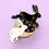 Thumbnail: Jumping Hares Enamel Pin