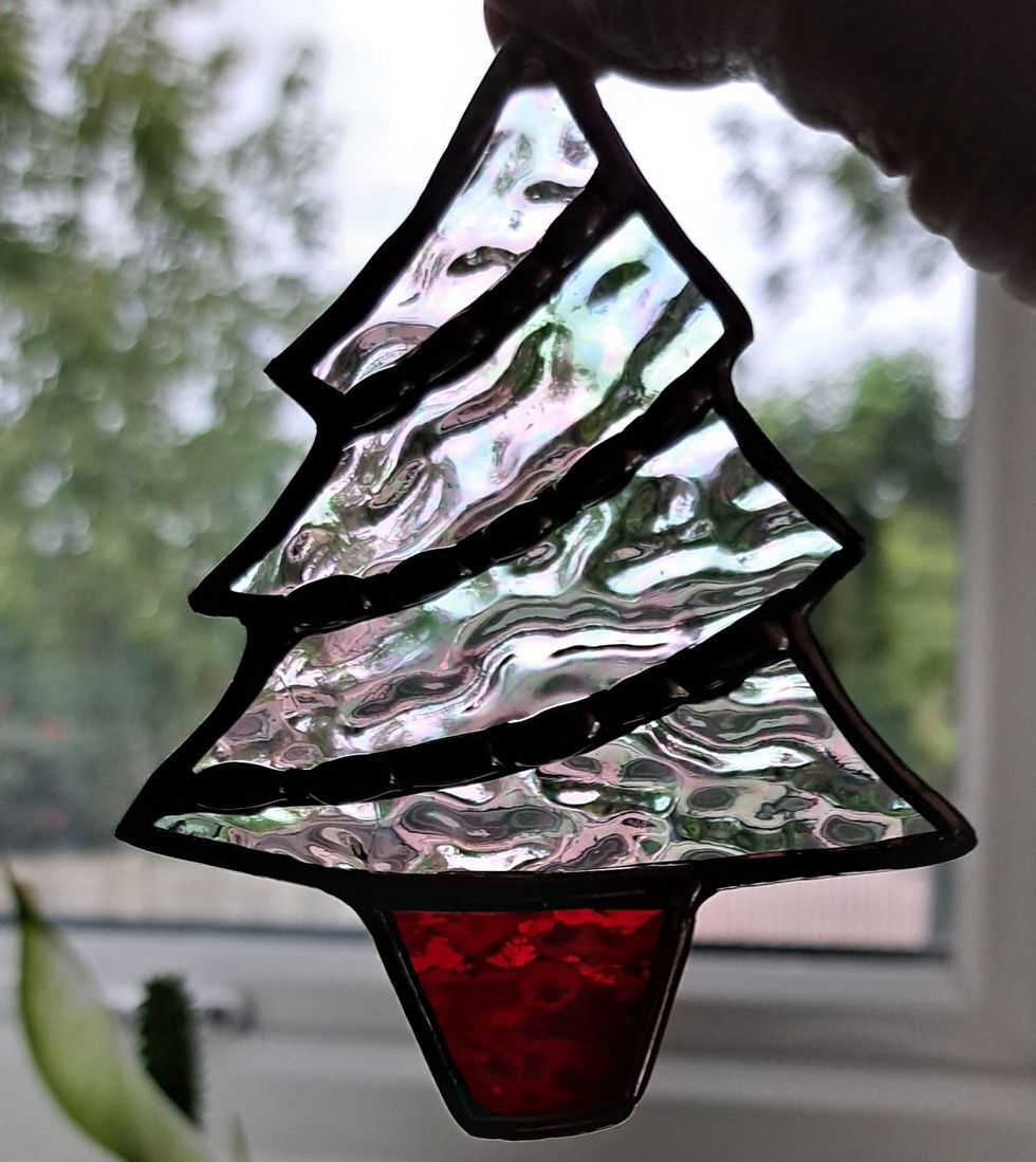 Stained Glass Christmas Trees Workshop