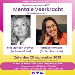 NVZ Najaarssymposium: mentale weerbaarheid in de zangles-praktijk.