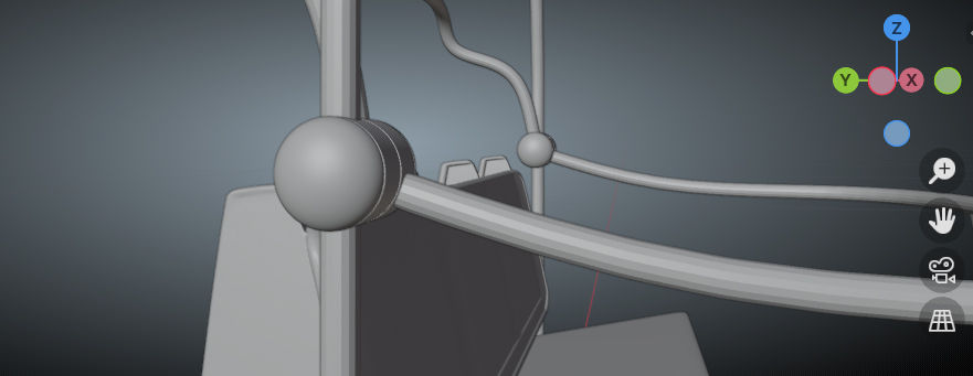 3D Classic Chair Lift - Chair Lift figure