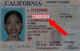 An example of an expired California Driver's License issued by the DMV that cannot be used to verify a signer's identity at a notary appointment.