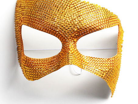 Mascherina Sexy Oro - Dettagli Prodotto