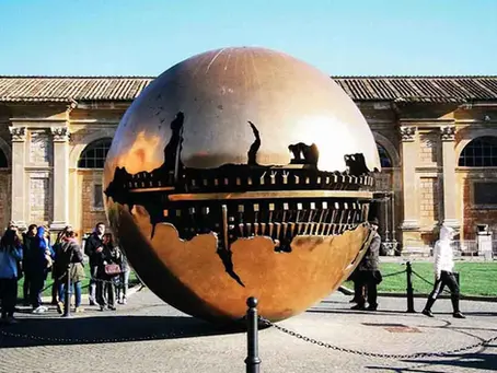 Arnaldo Pomodoro, scultura, sfera, musei vaticani