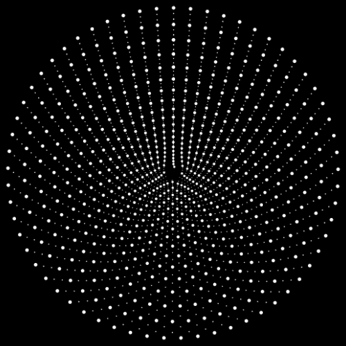 gif minimale puntini cerchio