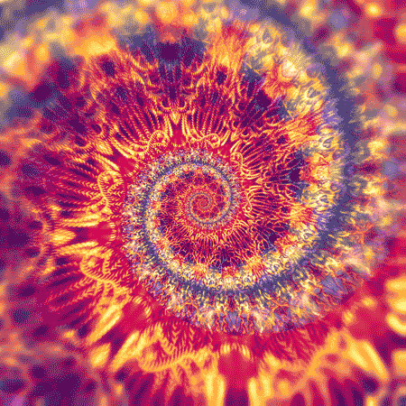 fractal art red