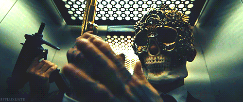 Maschera a teschio gif