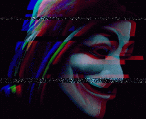 Anonymous hacker GIFart
