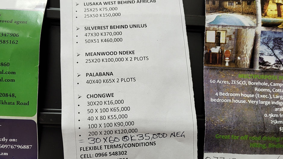 THOUGHTS FROM ZAMBIA 10 - TFZ10 Real Estate