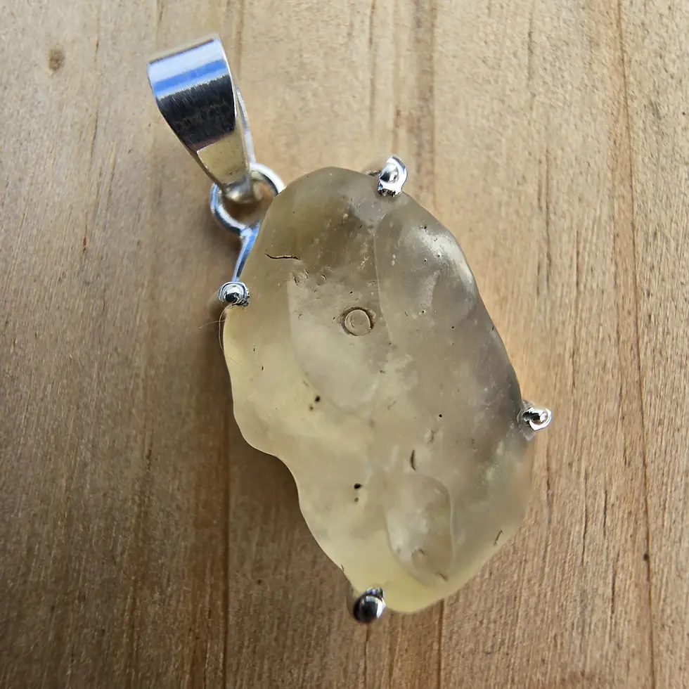 Libyan Desert Glass pendant