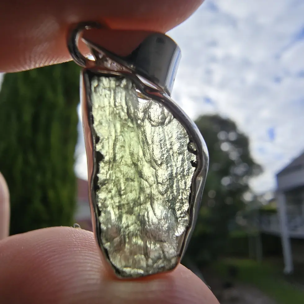 Moldavite Pendant