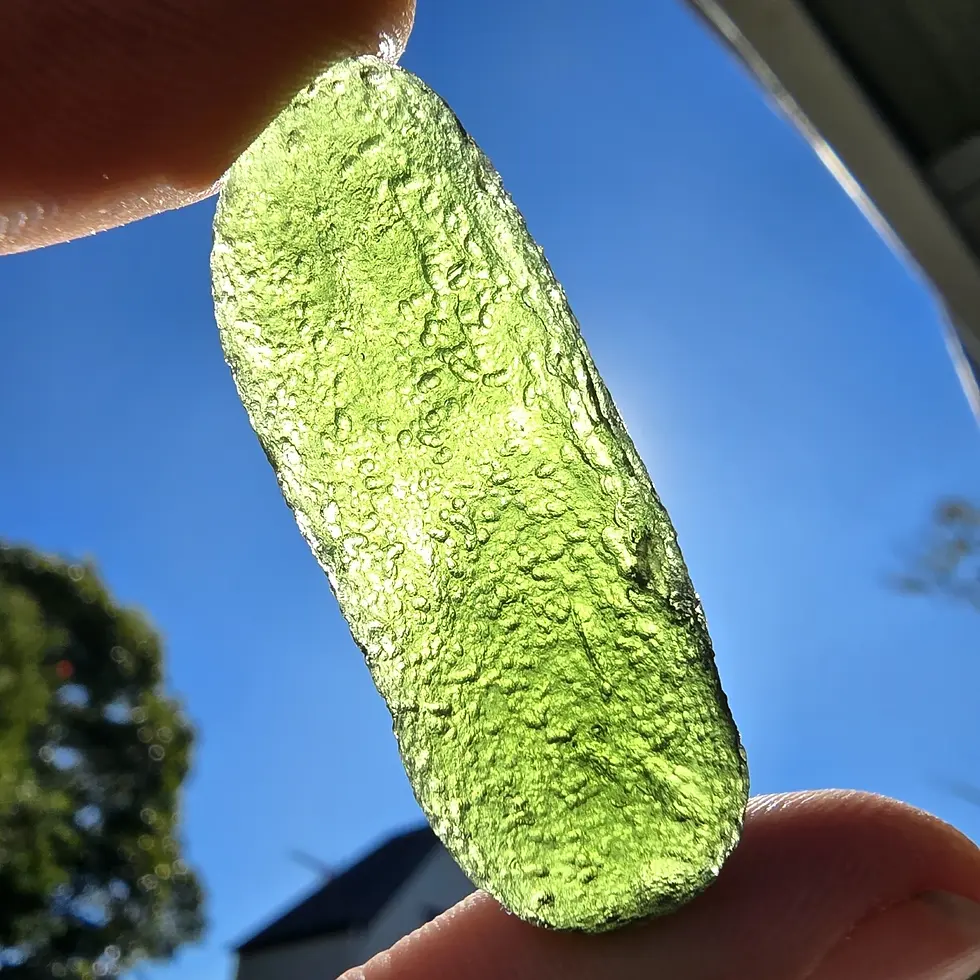 Thumbnail: moldavite