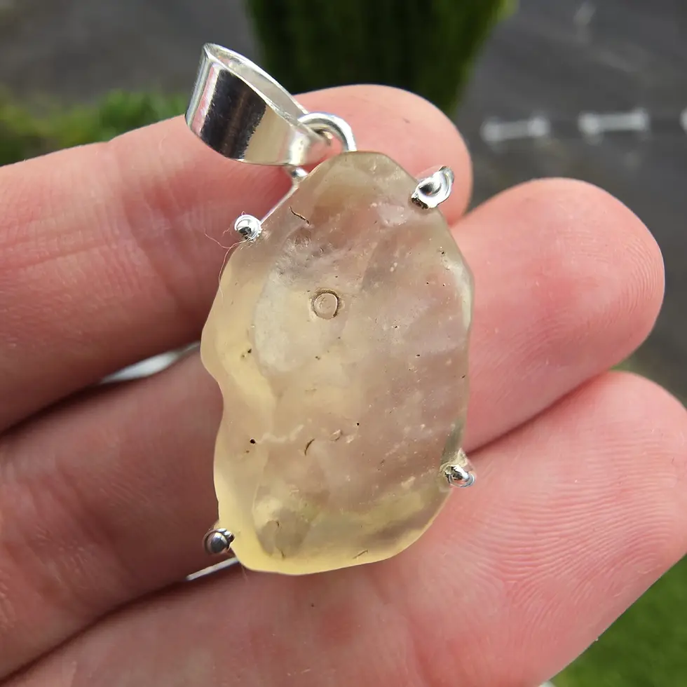 Thumbnail: Libyan Desert Glass pendant