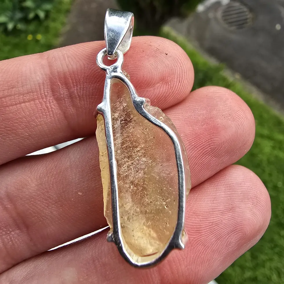 Libyan Desert Glass Pendant