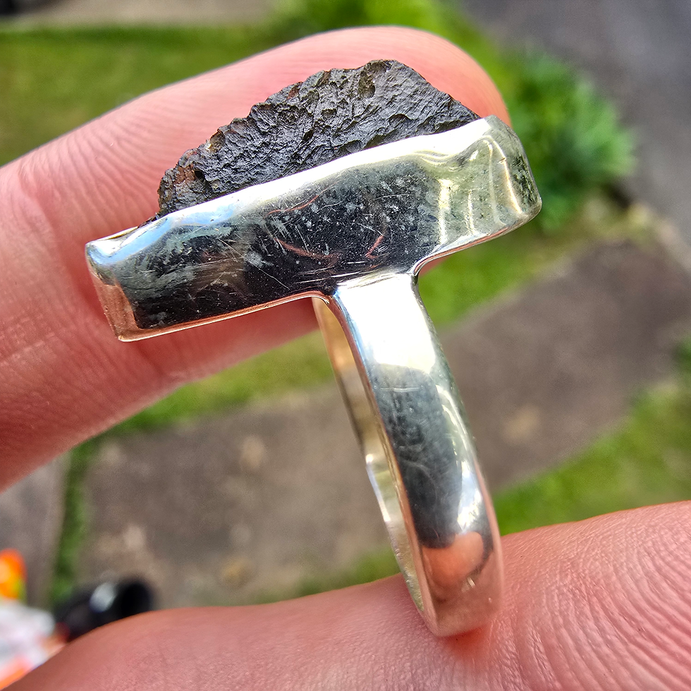 Thumbnail: Moldavite Ring - Size 6