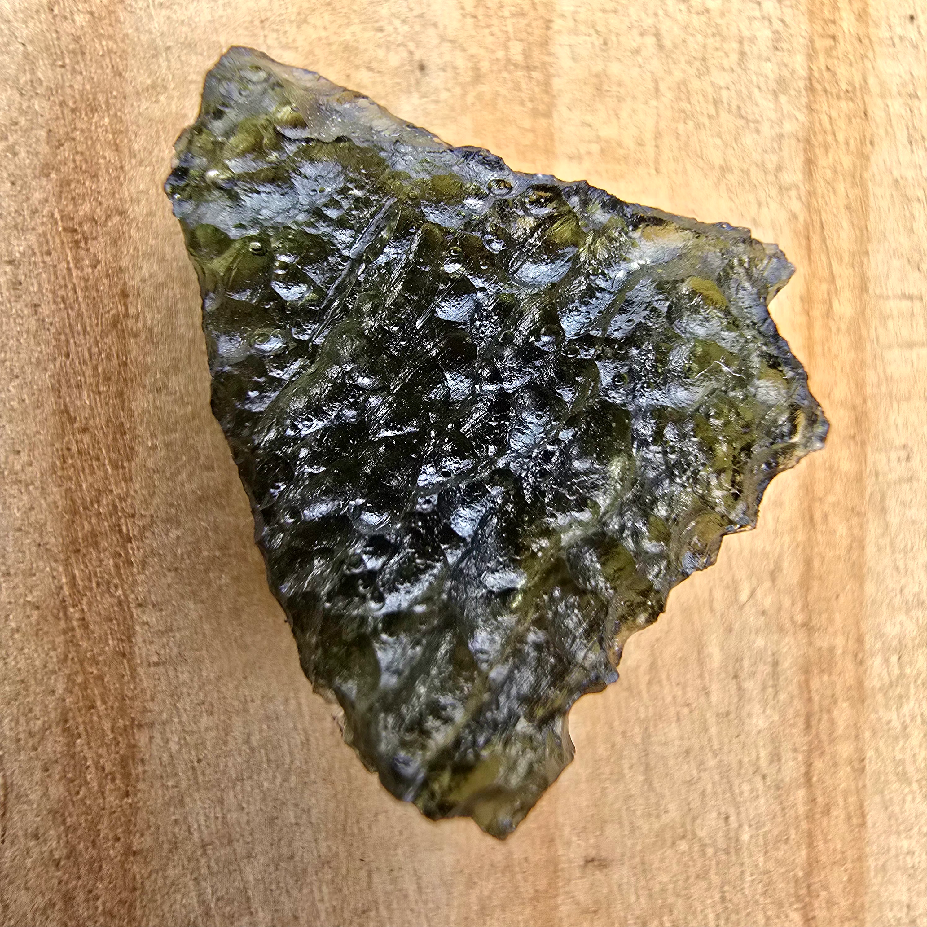 Moldavite 1.63g from Nesmen Silazka Czech Republic