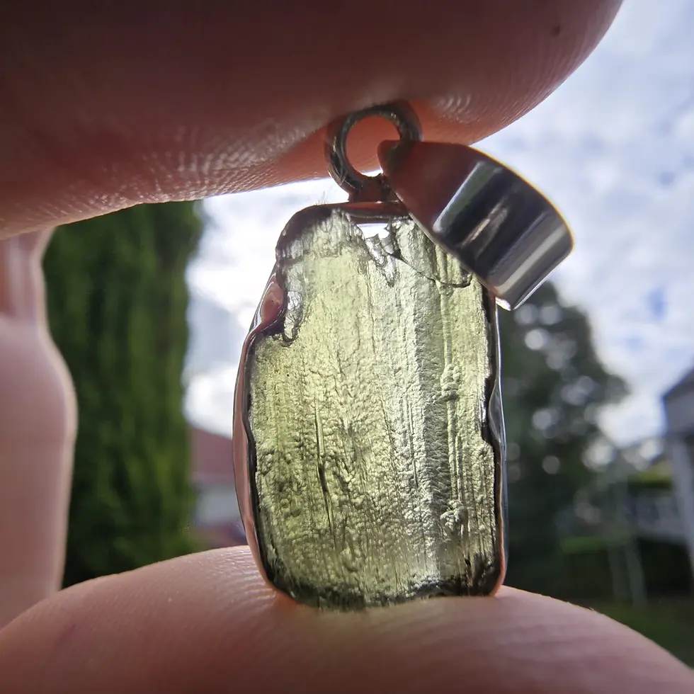 Moldavite Pendant