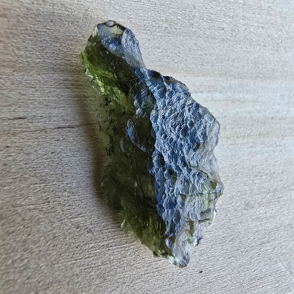 Thumbnail: Moldavite stone