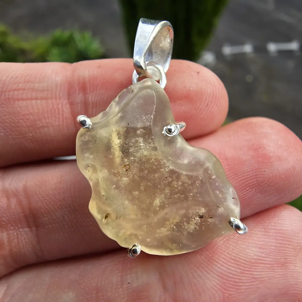 Thumbnail: Libyan Desert Glass Pendant