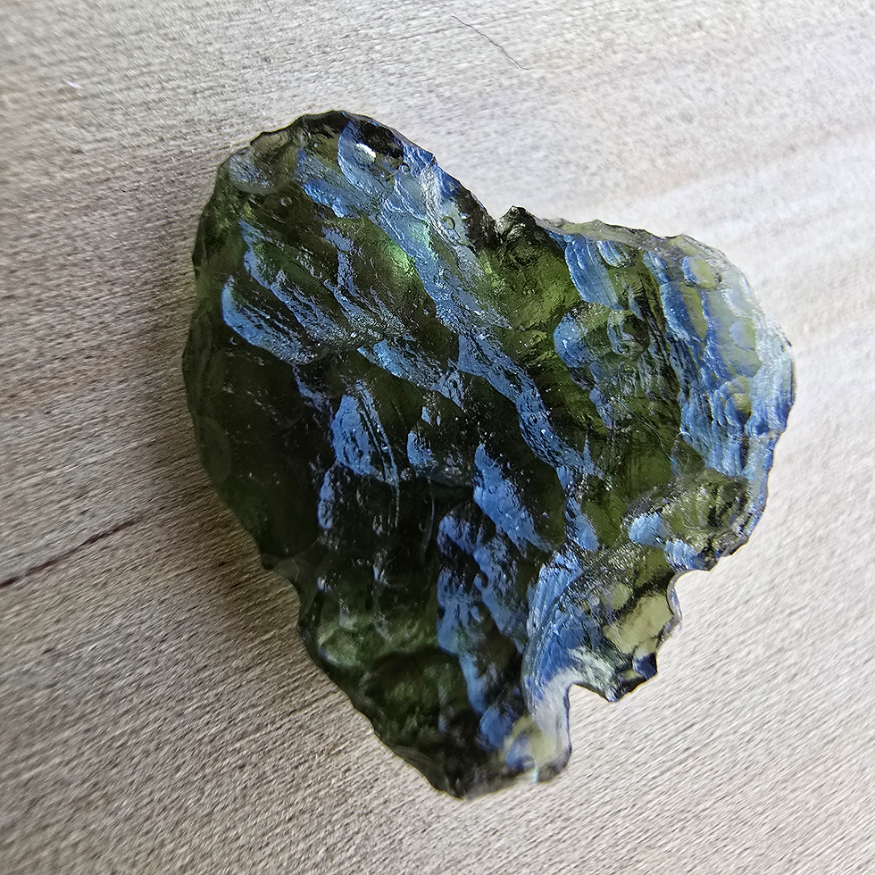 Thumbnail: Moldavite stone