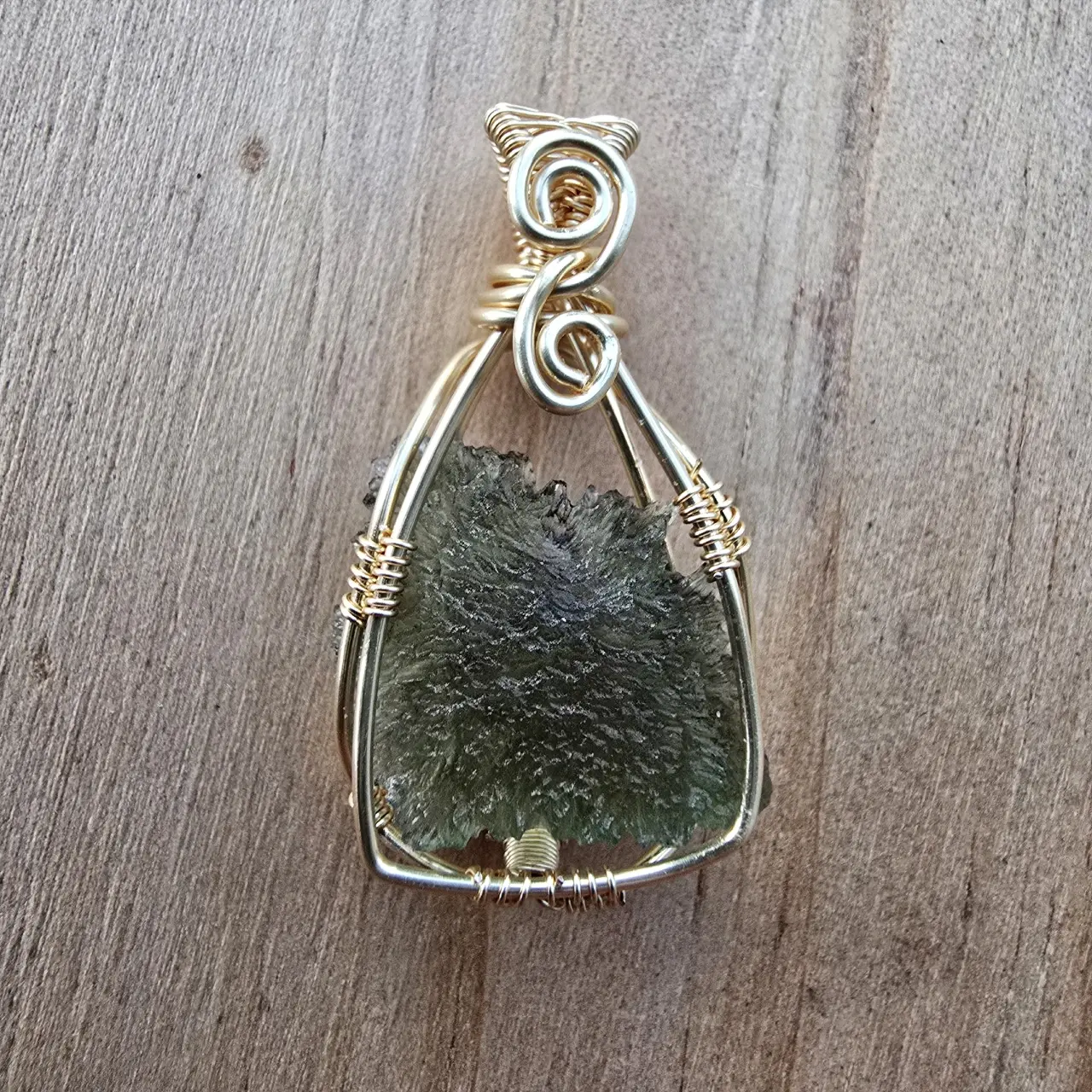 Moldavite Pendant 0.91g