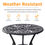 Thumbnail: 3 Pieces Cast Aluminum Patio Bistro Sets