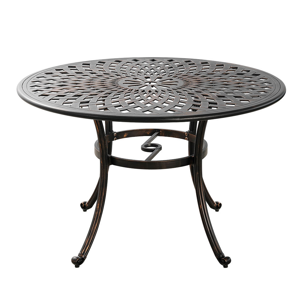 48" Patio Table with Umbrella Hole