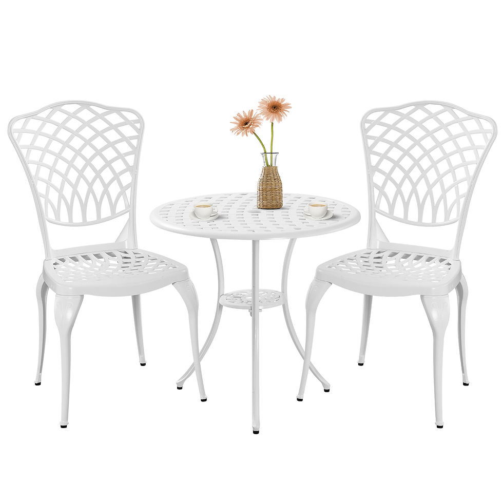 Миниатюра: Bistro Set 3 Piece Outdoor Bistro Table and Chairs Set of 2
